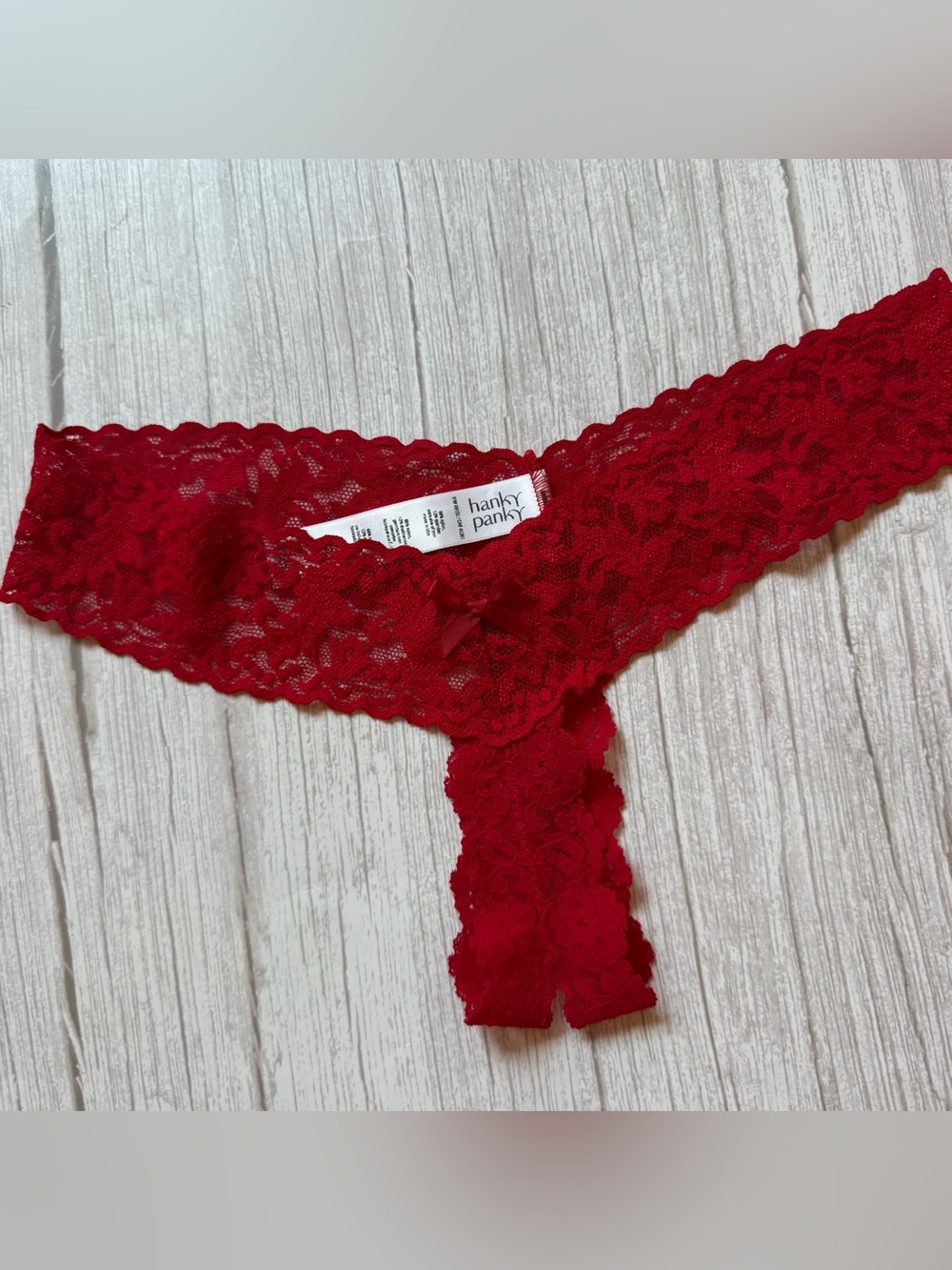Hanky Panky
After Midnight Solid Open Panel Thong 481001